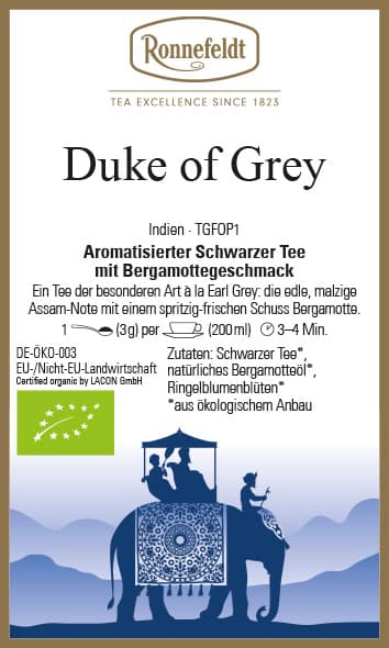 Earl Grey: Duke of Grey, Bio  (Ronnefeldt Tee)