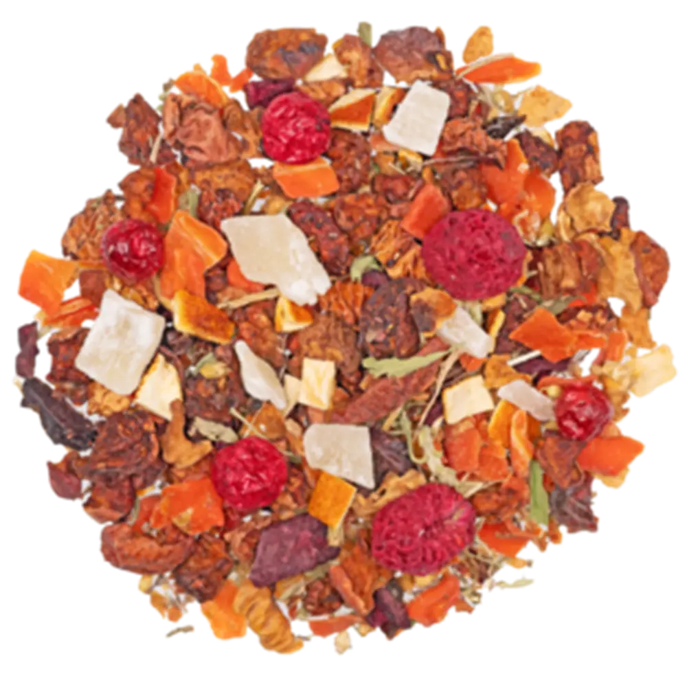 Orange & Aloe Sonnenmild  (Nat. aromatisierter, milder Früchtetee - Sanft. Fruchtig. Mild.)