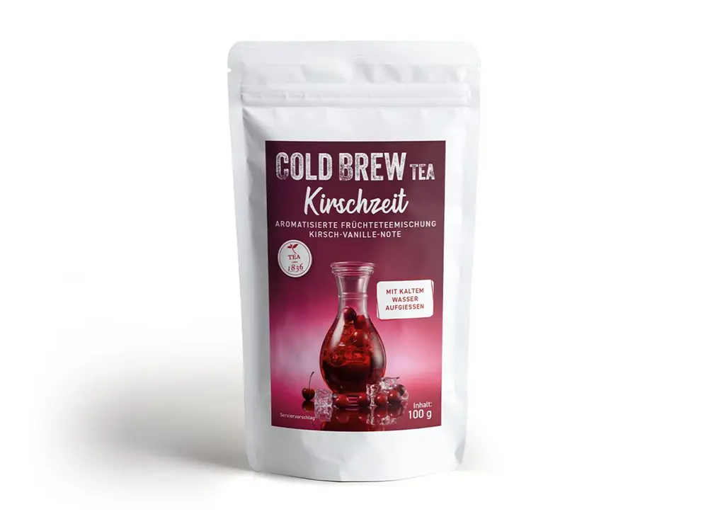 Cold Brew Kirschzeit, 100g (Arom. Früchtetee mit Kirsch-Vanille-Note)