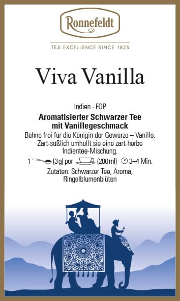 Viva Vanilla (Schwarzer Tee mit Vanillegeschmack von Ronnefeldt)