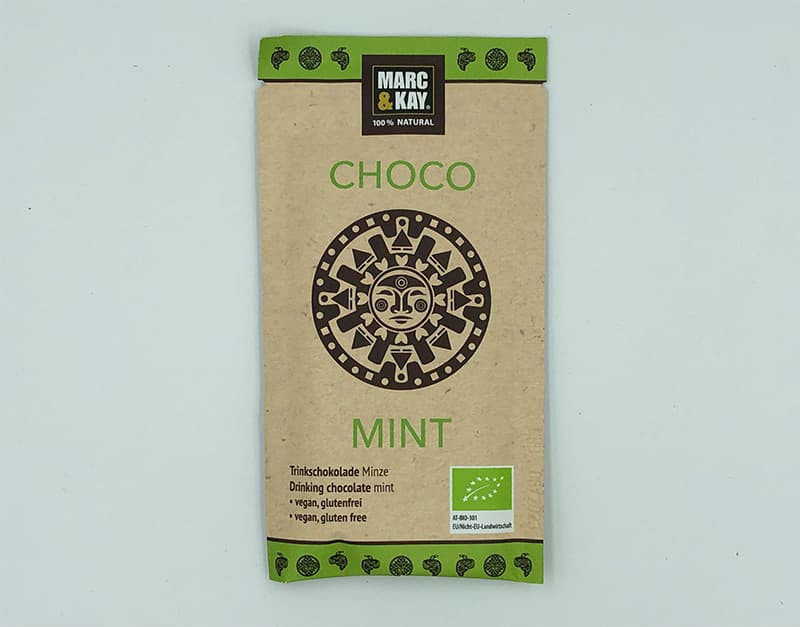 marc-kay-trinkschokolade-choco-minze-tassenportion-bio-s Tassenportion Trinkschokolade Choco Mint, Bio, 25g