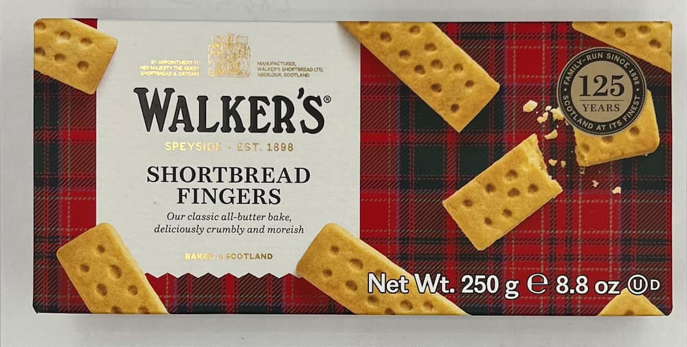 Walkers Pure Butter Shortbread, 250g Walkers Pure Butter Shortbread, 250g