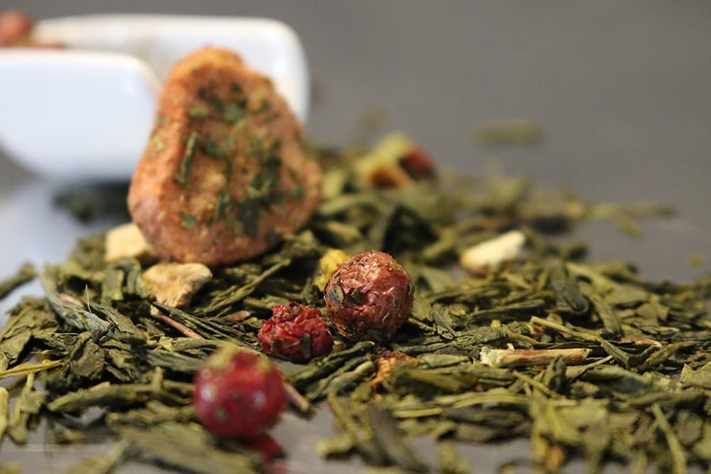 gruener-tee-harmonie-s Harmonie (Grüner Tee mit Mango & Aprikose)