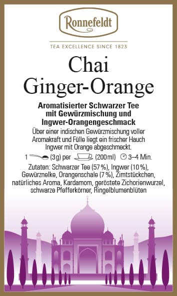 Chai Tee: Ginger Orange, 100g (Ronnefeldt Tee)