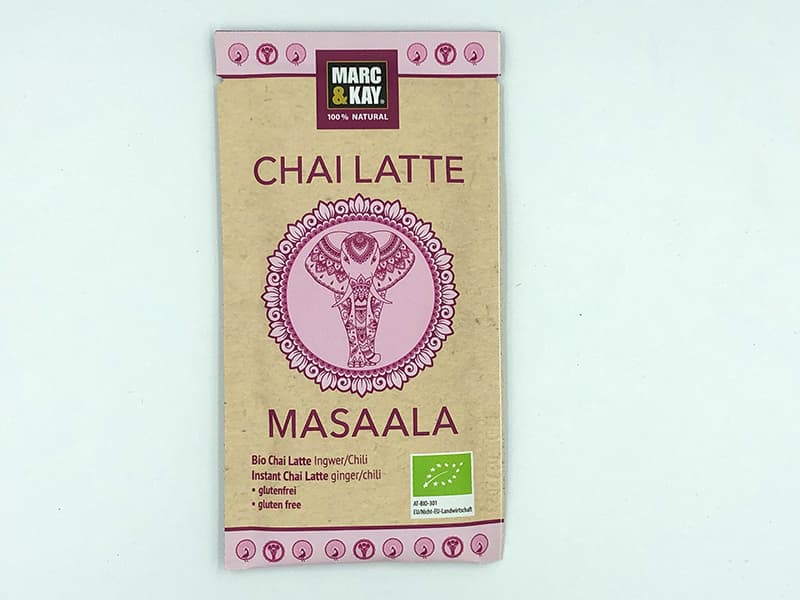 Tassenportion Instantpulver Chai Latte Masaala, Bio, 25g