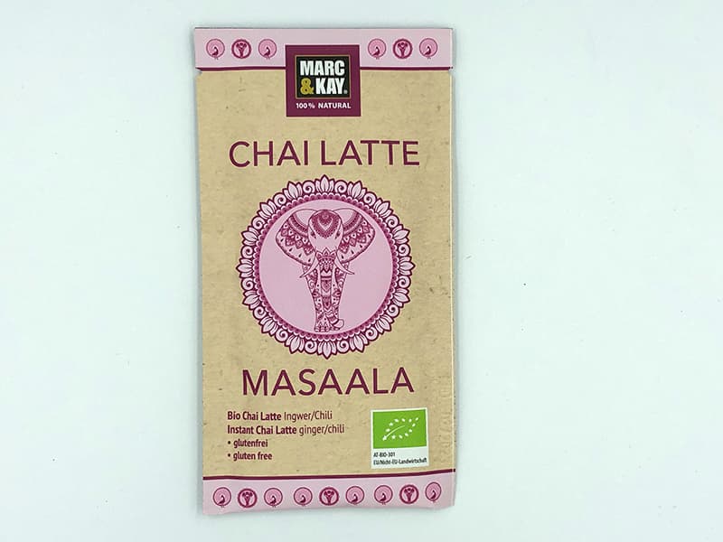 marc-kay-chai-latte-masaala-tassenportion-bio-s Tassenportion Instantpulver Chai Latte Masaala, Bio, 25g