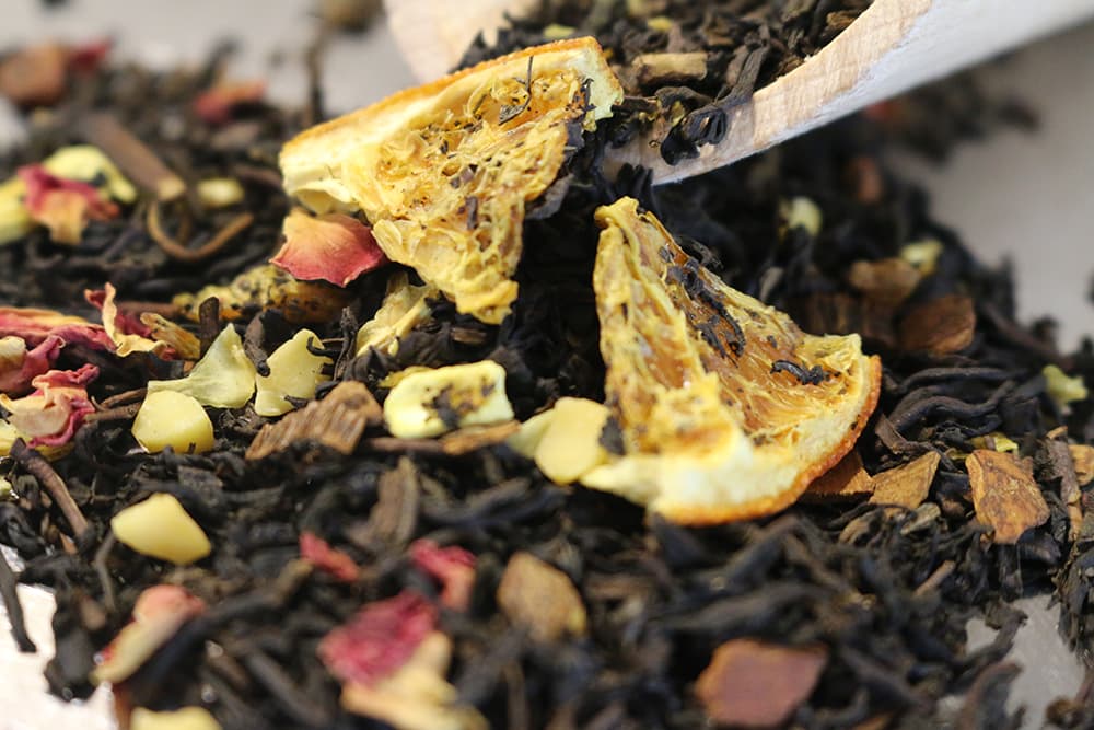 Abendorange, entkoffeiniert (Schwarzer Tee - Warm. Würzig. Geborgen.)