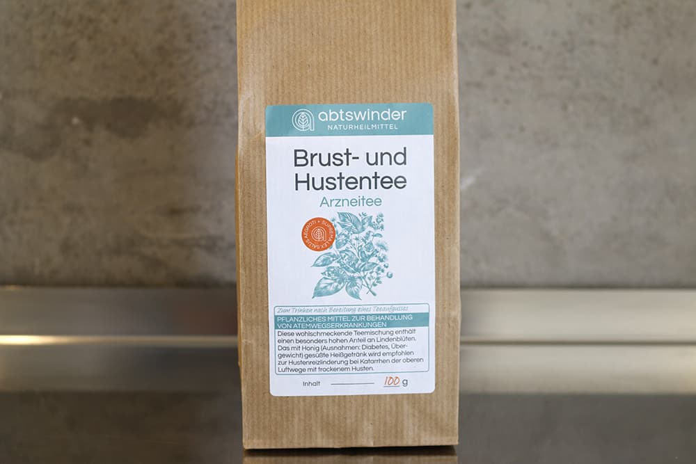 Brust- und Hustentee, 100g (Pflanzliches Mittel zur Behandlung von Atemwegserkrankungen)