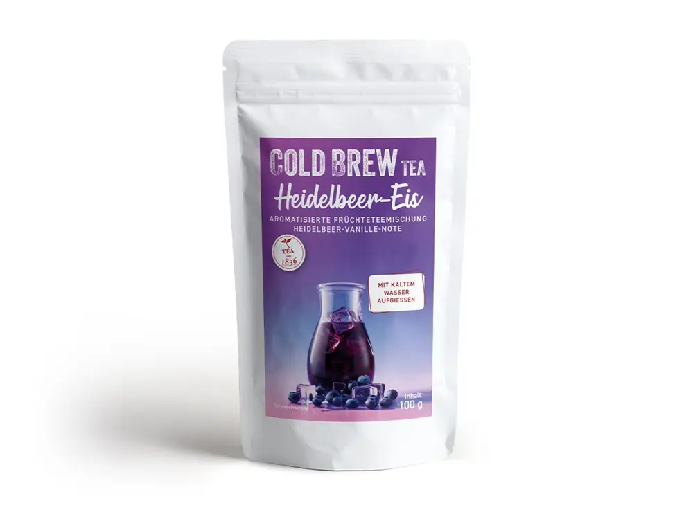 Cold Brew Heidelbeer-Eis, 100g (Arom. Früchtetee mit Heidelbeer-Vanille-Note)