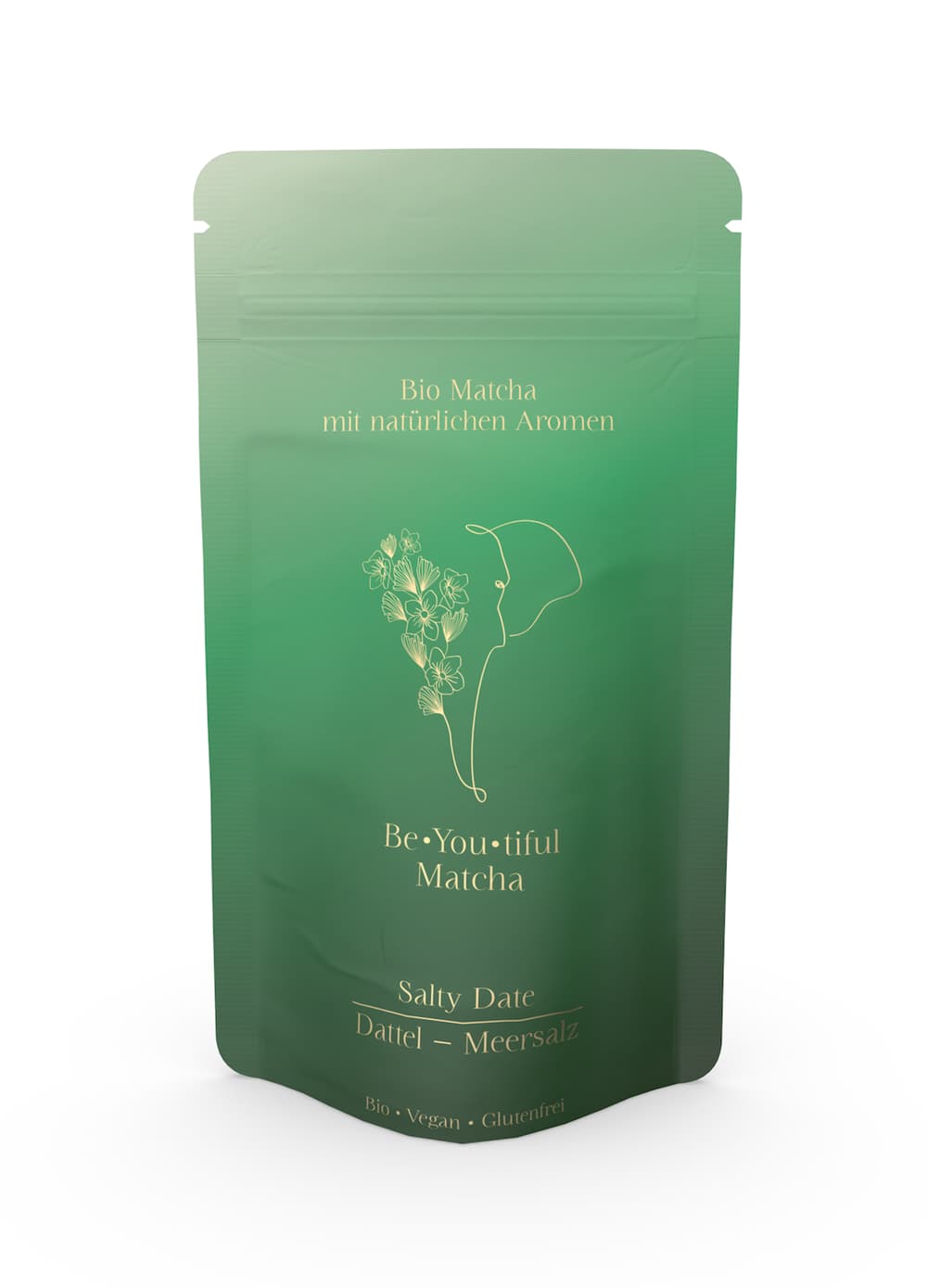 Matcha Salty Date (Dattel-Meersalz), Bio, 70g  (Aromatisierter Bio-Matcha)