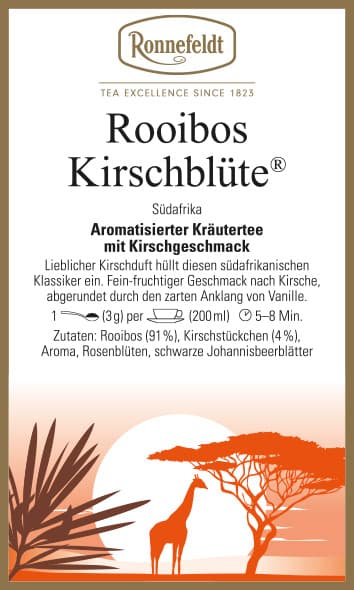 Kirschblüte ® (Rooibos Tee von Ronnefeldt)