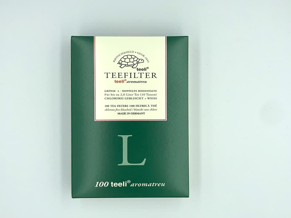 Teefilter teeli® aromatreu, 100 Stück für bis zu 2,0 Liter Tee