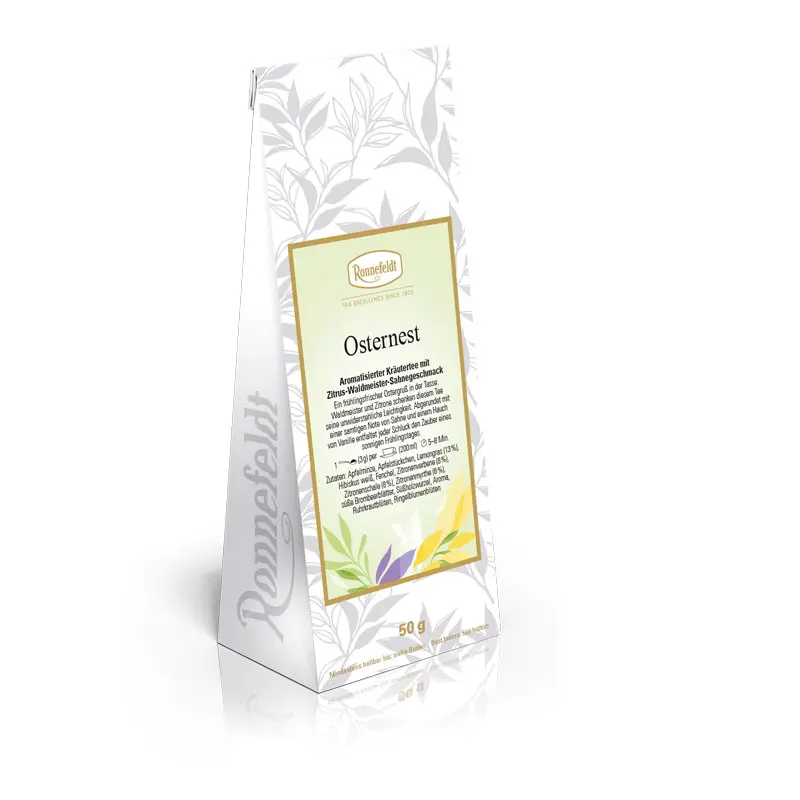 Osternest, 50g (🐣 Aromatisierter Kräutertee mit Zitrus-Waldmeister-Sahnegeschmack )