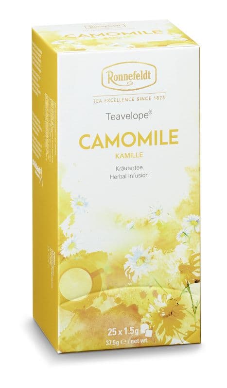 Teavelope Kräutertee Camomile, 25x1,5g = 37,5g Teavelope Kräutertee Camomile, 25x1,5g = 37,5g