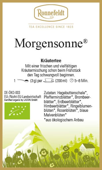Morgensonne®, Bio, 100g (Naturbelassener Tee von Ronnefeldt Tee)